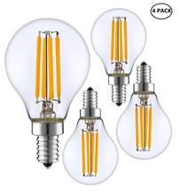 Лампа Эдисона, винтажная лампа, лампада, Ретро лампа накаливания, лампа накаливания, 40 Вт, 220 В, G45, глобус, светодиодный светильник накаливания, лампа для подвеса (4 шт. в упаковке) 2024 - купить недорого