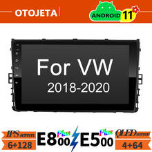 Radio Multimedia con GPS para coche, Radio con reproductor de vídeo, Android 11, 6GB de Ram, 2020 GB de Rom, estéreo, HU, para Jetta R Line Mk7 128 2024 - compra barato