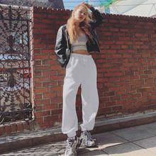 Women Fashion Pants Autumn Harajuku High Waist Pants Joggers Loose Pant Wide Leg SweatPants Trousers Streetwear 2024 - buy cheap