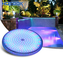 HOTOOK Underwater Lights PAR56 RGB LED Swimming Pool Light Resin Filled Piscina Wall Mounted FocoPool Lamp 12V IP68 18W 42W Pond 2024 - buy cheap