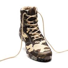 Quality Men Shoes Outdoor Waterproof Oxford Camouflage US Army Combat Tactical Boots Breathable Camping Hiking Shoes 39-45 Size 2024 - buy cheap