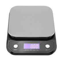 Báscula Digital de acero inoxidable para cocina, balanza electrónica de 10Kg, 1g, accesorios de cocina, herramientas de medición 2024 - compra barato