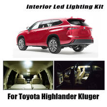 Canbus For Toyota Highlander Kluger 2001-2018 2019 2020 Vehicle LED Interior Dome Map Light License Plate Lamp Kit 2024 - buy cheap