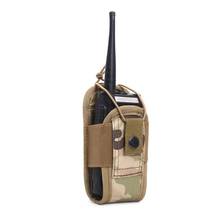 Ao ar livre rádio militar walkie talkie titular saco molle bolsa tático esportes pingente revista mag bolsa bolso 1000d caça saco 2024 - compre barato