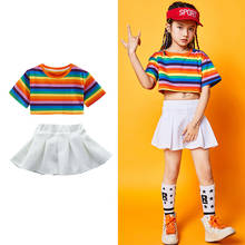 Hip Hop Dance Costumes Girls Popular Hiphop Rave Clothes Street Dance Practice Wear Jazz Stage Performance Clothing Suit DC4820 2024 - buy cheap