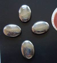 Wholesale 10pcs/lot Natural Pyrite gem stone 18X25mm Oval gem stone Cabochons for JEWELRY finger Ring Face 2024 - buy cheap