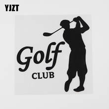 YJZT 13.6CMX13.7CM Cool Golf Sport Club Decal Vinyl Car Sticker Black/Silver 8A-0912 2024 - buy cheap