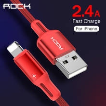 2.4A Fast Charging USB Cable For iPhone 11 XR XS Max 8 7 6 6S 5 5S iPad Cord Mobile Phone Cable Fast Data Charging cable  Adaper 2024 - buy cheap