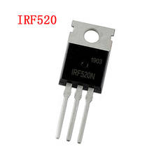 10PCS IRF520 IRF520N TO-220 N-Channel IR Power MOSFET New original 2024 - buy cheap