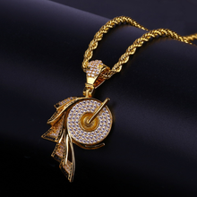 Ожерелье мужское с подвеской в виде рулона золота в стиле хип-хоп 2024 - купить недорого