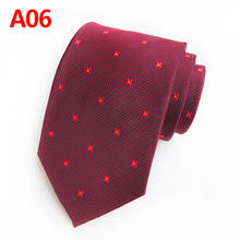 Nova marca de designer floral imprimir vermelho seda pescoço gravatas para homem gravata casamento 8 cm magro negócio gravata 2024 - compre barato