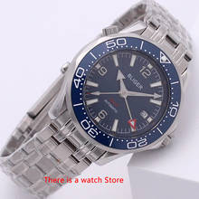 Bliger 41mm Automatic Mechanical Watch Men Sapphire Crystal Luxury Brand Luminous Waterproof Calendar Military GMT Male Watch 2024 - buy cheap