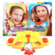 Cake Cream Pie In The Face Family Party Fun Game Funny Gadgets Prank Gags Jokes Anti Stress Toys for Kids Joke Machine Toy Gift 2024 - buy cheap
