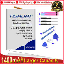 HSABAT 0 Cycle 1400mAh LIS1458APPC Battery for iPod Touch 4th Generation 4 4g High Quality Mobile Phone Replacement Accumulator 2024 - buy cheap