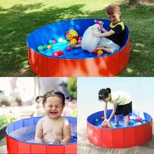 Piscina para animais de estimação portátil em pvc, dobrável, banheira para cães e gatos, lavável para banheira 2024 - compre barato