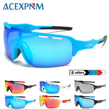Acexpnm-óculos escuros polarizados masculinos, óculos para ciclismo tr90, para esportes ao ar livre, mountain bike 2024 - compre barato