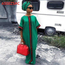 ASSEZSAC-vestido africano de manga corta para mujer, traje Dashiki de talla grande, talla grande, XXL, 2019 2024 - compra barato