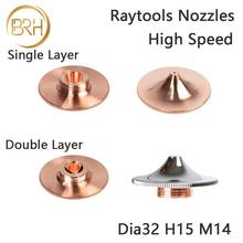 BRH Raytools-boquilla láser de alta velocidad, cabezal de corte láser de fibra, diámetro de 32mm, calibre de 1,0-4,0mm 2024 - compra barato