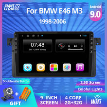 Radio con GPS para coche, reproductor Multimedia con Android 9,0, 2DIN, DVD, para BMW E46 / M3 / 318i / 320i / 325i / 330/335 1998-2006 2024 - compra barato