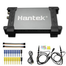 Hantek-osciloscopio USB oficial 6022BL para PC, 2 canales digitales, 20MHz, ancho de banda, 48MSa/s, frecuencia de muestreo, analizador lógico de 16 canales 2024 - compra barato