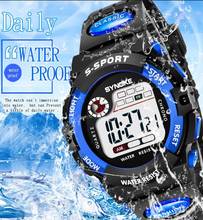 Children Digital Sports Watches Bright Cool Kids Watch For Boys Girls LED Electronic Waterproof Wrist Clock Girl Boy Gifts 2019 2024 - buy cheap