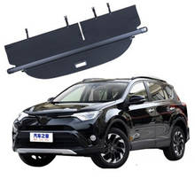 Car Styling for Toyota RAV4 2015-2019 Rear Parcel Shelf Trunk Cover Material Curtain Rear Curtain Retractable Spa 2024 - buy cheap