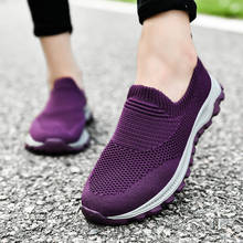 Baideng Non-slip Woman Running Shoes Hot Sell Sock Sneakers for Women Slip On Sport Shoes Comfortable Walking Female Trainers 35 2024 - buy cheap