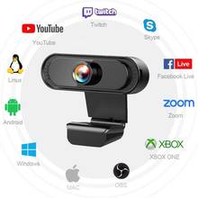 Mini webcam 1080p com microfone para computadores., câmera para pc articulada para lives, transmissões de vídeo, videochamada, conferências e trabalho. 2024 - compre barato