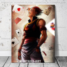 HxH Anime Hisoka Morow Poster Canvas Wall Art Painting Decor Pictures Bedroom Study Living Room Home Decoration Prints 2024 - buy cheap