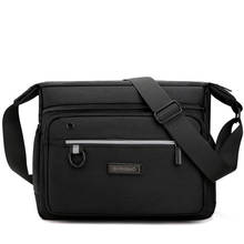 Nylon Shoulder Bags Men Casual Tote Messenger Bags Zipper Crossbody Bags 2021 More Pockets Oxford 2024 - buy cheap