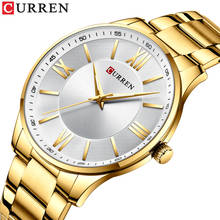 Curren relógio de pulso quartzo aço inoxidável, de luxo estiloso masculino 2024 - compre barato