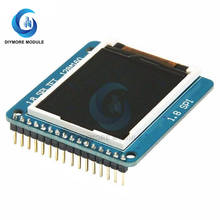 Модуль ЖК-дисплея TFT 1,8 дюйма, интерфейс SPI, полноцветный экран 128*160, ST7735R, входной порт драйвера для Arduino 2024 - купить недорого