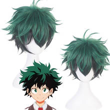 Парик Boku No My Hero Academia Izuku Midoriya, аниме, косплей, костюмы на Хэллоуин для мужчин и женщин, Короткие парики для волос Bakugo Katsuki CS004 2024 - купить недорого