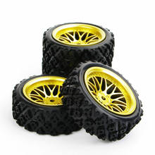 4 peças-pneus para rally 1/10 modelo 12mm hex fit hpi hsp 1:10 rc off road 2024 - compre barato