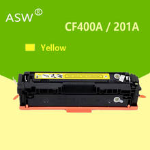 Cartucho de tóner a Color ASW CF400A CF401A 402 403A 201A, Compatible con HP Color LaserJet Pro M252dn M252n MFP M277dw M277n M274n 2024 - compra barato