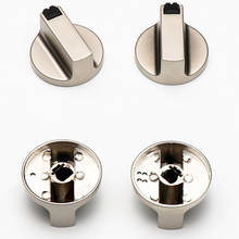 Interruptor giratorio de Metal Universal, perillas de Control de 6mm/8mm, accesorio de repuesto para cocina doméstica, estufa de Gas, horno, 1 par 2024 - compra barato