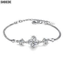 SHDEDE Women Bracelets Fashion Bangles Jewelry Wedding Gifts Accessories Flower Embellished With Crystals From Swarovski -WH15 2024 - buy cheap