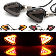 2pcs Universal Motorcycle Flush Mount LED Turn Signal Light Amber Indicator Light 12v Motorbike For Honda Yamaha Suzuki 2024 - buy cheap