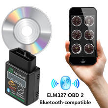 OBD2 HH OBD ELM327 V2.1 Bluetooth-compatible Car Diagnostic Scanner Tool For lifan solano x60 x50 520 620 320 2024 - buy cheap