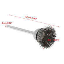 3Pcs Steel Wire Wheel Brush Head Abrasive Deburring Drilling Tools Bowl-shape 2024 - buy cheap