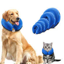 Pet CoIlar inflatable Dog Collar With Zipper, Soft Recovery Collars For Dog And Cat,E-Collar Protecting Kitten Puppy From Wound 2024 - buy cheap