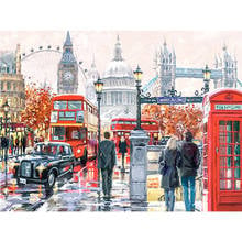 Full Square/Round Drill 5D DIY Diamond Painting "London Street" 3D Rhinestone Embroidery Cross Stitch 5D Home Decor 2024 - buy cheap