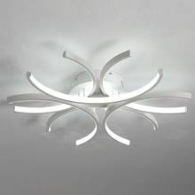 Ganeed moderno led luz de teto controle remoto pode ser escurecido criativo led barra lâmpada para o quarto escritório sala jantar cozinha casa 2024 - compre barato