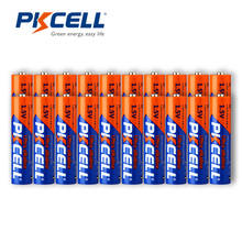 Pkcell-40 peças de baterias alcalinas, 20 peças, 1.5v, aaa, lr03, am4, e92, 140min + 20 peças, lr6, aa, e91, am3, um3, mn1500, 360min para digital 2024 - compre barato