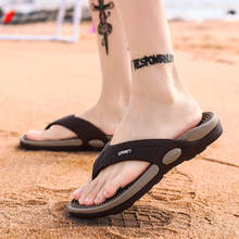 Шлепанцы мужские пляжные, удобные сандалии, Повседневная модная обувь, летние Тапочки 2024 - купить недорого