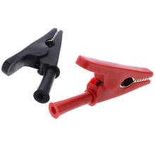 New 50A Black Red Crocodile Clips Banana Plug Alligator Clamps Fully Insulated Test Lead Clip Electrical Equipments 2024 - buy cheap