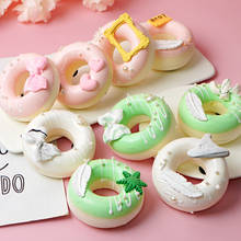 Cute Sweet Donut Doughnut Fridge Message Magnet Souvenirs Simulation Food For Kids Holder Decoration 4pc/lot 2024 - buy cheap