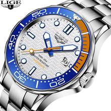 Lige relógios masculinos esportivos à prova de venda, relógio de pulso de quartzo com caixa de luxo 2024 - compre barato
