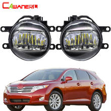 Clâmpada led para farol de neblina 3030 lm, luz diurna drl 12v para toyota venza 2009 a 2017 2024 - compre barato