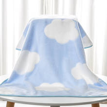 Cobertor para bebê recém-nascido estampa estereoscópica coral flanela cobertores para carrinho de bebê envoltório para crianças cobertor 2024 - compre barato